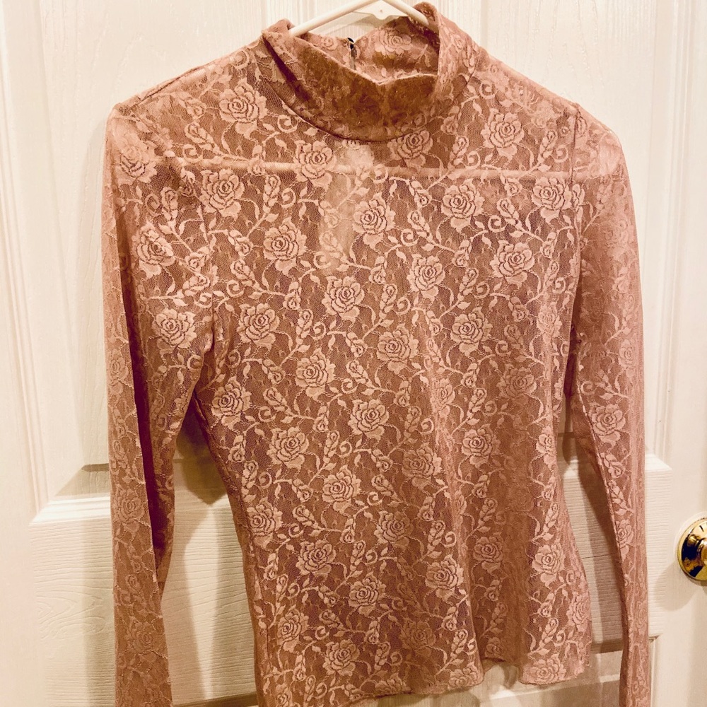 Urban Outfitters lace fitted top
